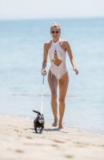 RACHEL MCCORD on the Beach in Malibu 08/03/2018