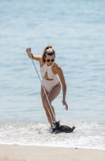RACHEL MCCORD on the Beach in Malibu 08/03/2018