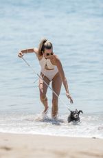 RACHEL MCCORD on the Beach in Malibu 08/03/2018
