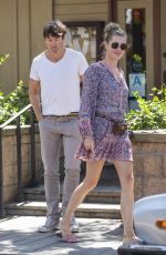 REBECCA ROMIJN Out and About in Calabasas 08/28/2018