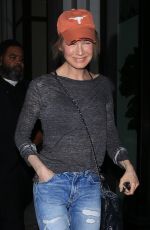 RENEE ZELLWEGER at Catch LA in West Hollywood 08/18/2018