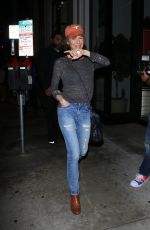 RENEE ZELLWEGER at Catch LA in West Hollywood 08/18/2018