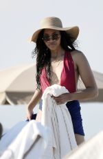 RETHA KETHOKO in Swimsuit at Stand-up Paddle in St Tropez 08/10/2018