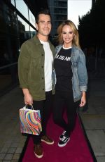 RHIAN SUDGEN Leaves Spice Girls Exhibition in Manchester 08/23/2018