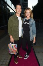 RHIAN SUDGEN Leaves Spice Girls Exhibition in Manchester 08/23/2018