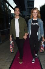 RHIAN SUDGEN Leaves Spice Girls Exhibition in Manchester 08/23/2018
