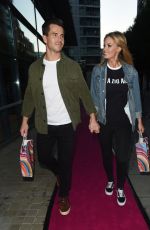 RHIAN SUDGEN Leaves Spice Girls Exhibition in Manchester 08/23/2018