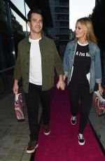 RHIAN SUDGEN Leaves Spice Girls Exhibition in Manchester 08/23/2018
