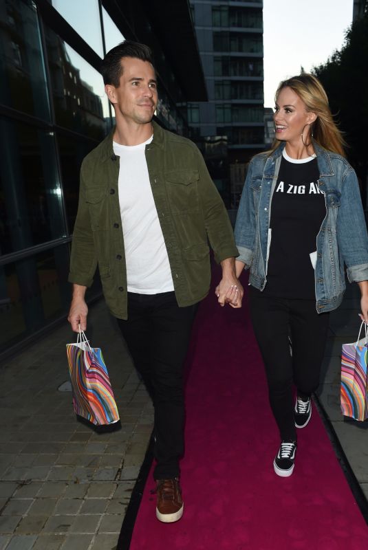 RHIAN SUDGEN Leaves Spice Girls Exhibition in Manchester 08/23/2018