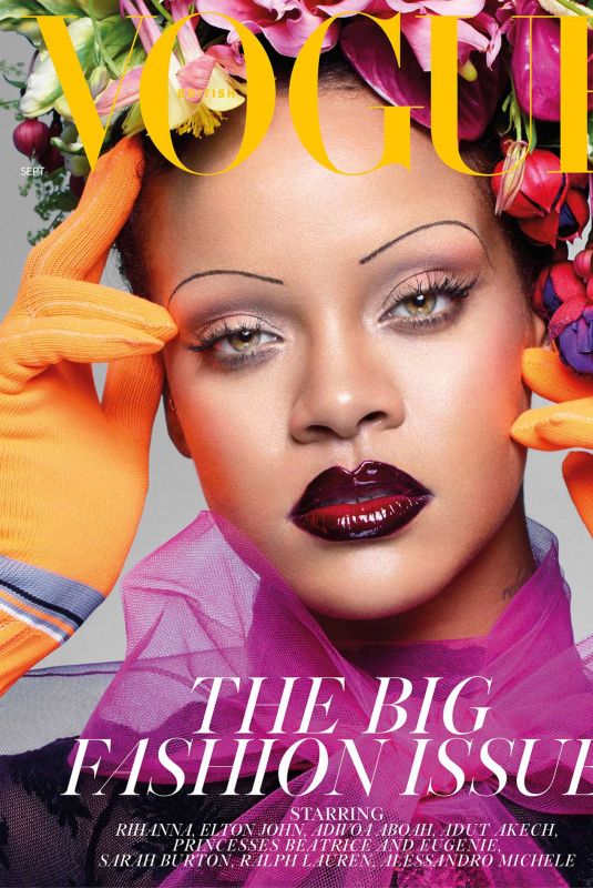 RIHANNA in Vogue Magazine, UK September 2018