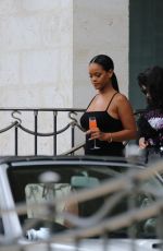 RIHANNA Leaves Her Villa in Barbados 08/19/2018