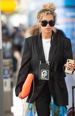 RITA ORA at JFK Airport in New York 08/19/2018
