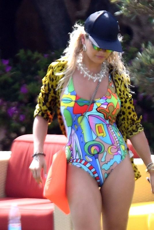 RITA ORA in Swimsuit on Vacation in Porto Cervo 08/10/2018