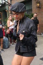 RITA ORA Leaves Bowery Hotel in New York 08/20/2018
