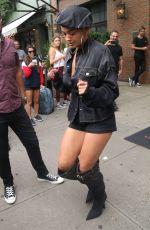 RITA ORA Leaves Bowery Hotel in New York 08/20/2018