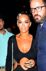 RITA ORA Leaves MTV VMA Republic Records Afterparty in New York 08/21/2018