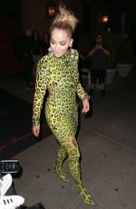 RITA ORA Night Out in New York 08/19/2018
