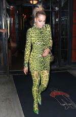 RITA ORA Night Out in New York 08/19/2018