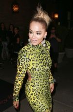 RITA ORA Night Out in New York 08/19/2018