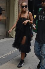 RITA ORA Out and About in New York 08/21/2018
