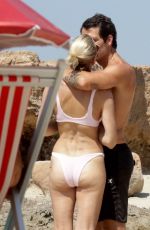 ROBIN WRIGHT in Bikini at a Beach in Formentera 08/21/2018