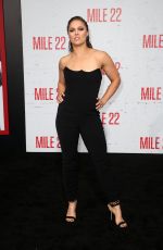 RONDA ROUSEY at Mile 22 Premiere in Los Angeles 08/09/2018