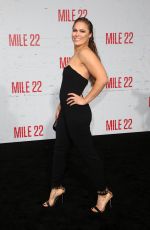 RONDA ROUSEY at Mile 22 Premiere in Los Angeles 08/09/2018