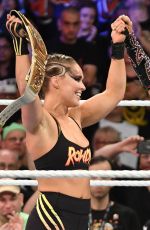 RONDA ROUSEY at WWE Summerslam 2018 in Brooklyn 08/19/2018