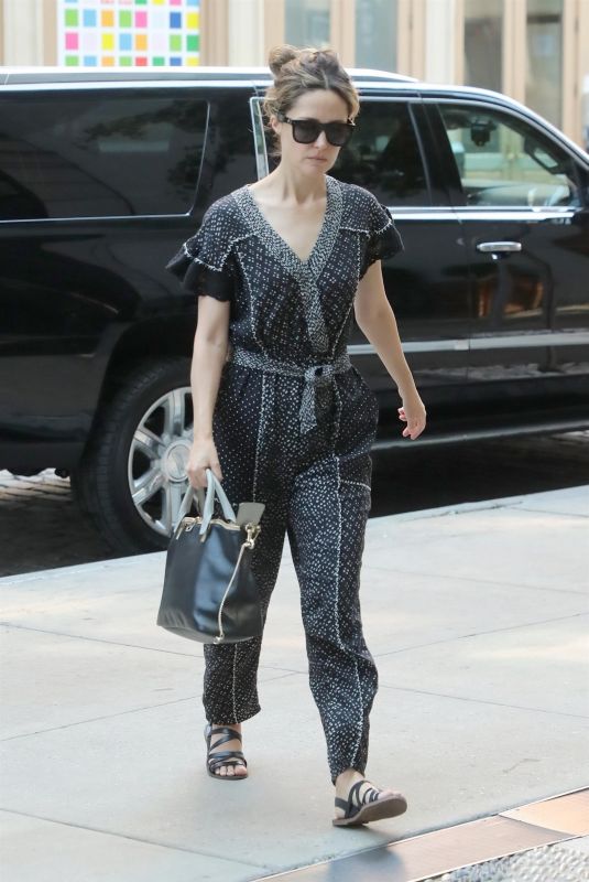 ROSE BYRNE Arrives at Her Hotel in New York 08/15/2018