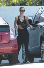 ROSIE HUNTINGTON-WHITELEY at a Gym in Los Angeles 08/08/2018