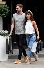 ROXANNE PALLETT Leaves Her Hotel in London 08/15/2018