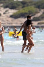 RUBY MAE in Bikini at a Beach in Ibiza 07/24/2018