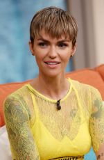 RUBY ROSE at Despierta America in Miami 08/10/2018