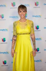 RUBY ROSE at Despierta America in Miami 08/10/2018