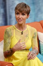 RUBY ROSE at Despierta America in Miami 08/10/2018