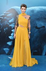 RUBY ROSE at The Meg Premiere in Hollywood 08/06/2018
