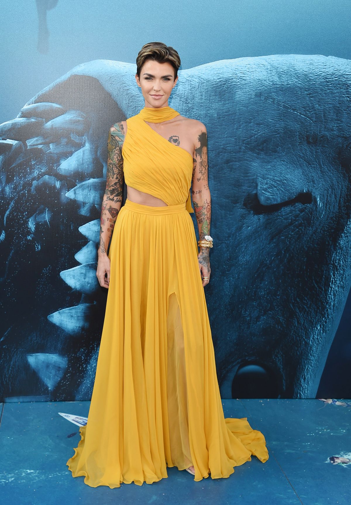 Ruby Rose At The Meg Premiere In Hollywood 08 06 2018 Hawtcelebs