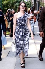 RUTH WILSON Arrives at AOL Build in New York 08/16/2018