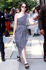 RUTH WILSON Arrives at AOL Build in New York 08/16/2018