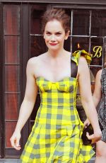 RUTH WILSON Leaves Bowery Hotel in New York 08/16/2018
