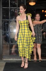 RUTH WILSON Leaves Bowery Hotel in New York 08/16/2018