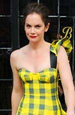 RUTH WILSON Leaves Bowery Hotel in New York 08/16/2018