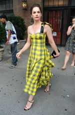 RUTH WILSON Leaves Bowery Hotel in New York 08/16/2018