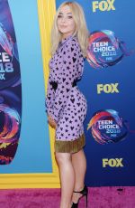 SABRINA CARPENTER at 2018 Teen Choice Awards in Beverly Hills 08/12/2018