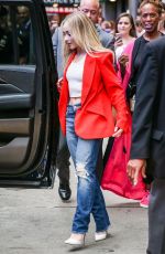 SABRINA CARPENTER Leaves GMA Studio in New York 08/20/2018