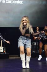 SABRINA CARPENTER Performs at Billboard Hot 100 Music Festival in New York 08/19/2018