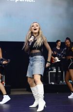 SABRINA CARPENTER Performs at Billboard Hot 100 Music Festival in New York 08/19/2018