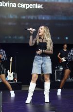 SABRINA CARPENTER Performs at Billboard Hot 100 Music Festival in New York 08/19/2018