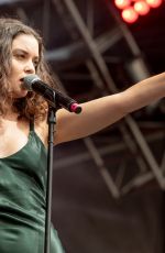 SABRINA CLAUDIO Performs at Outside Lands Music Festival in San Francisco 08/12/2018
