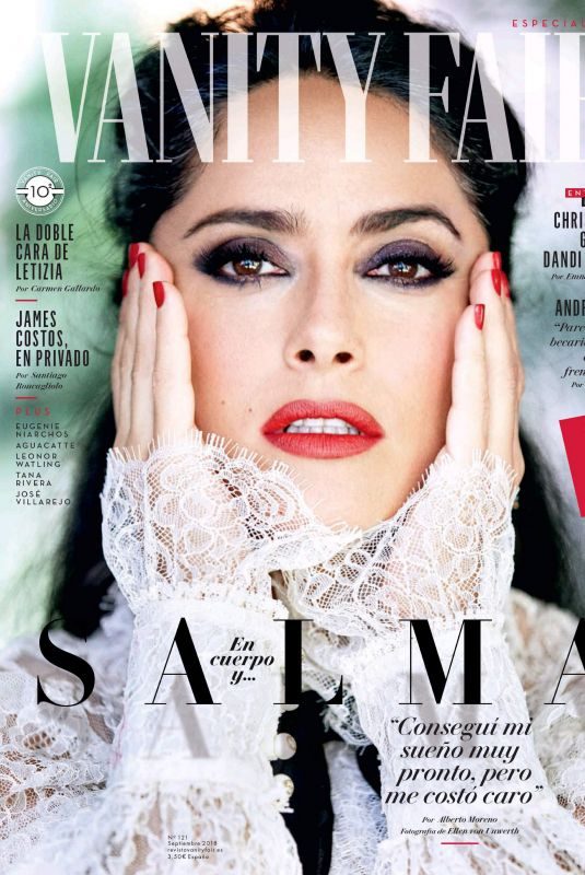 SALMA HAYEK in Vanity Fair Magazine, September 2018 Issue